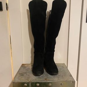 Michael Kors Black over the knee  Suede Boots